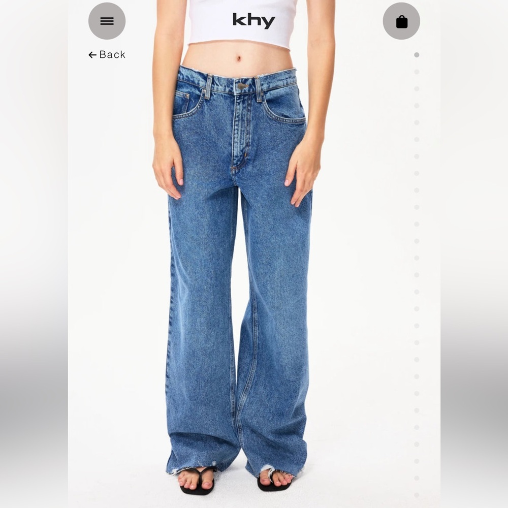 KHY Classic Low Rise Denim Jeans Light Wash NWT